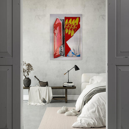 Disks - James Rosenquist Brushed Aluminum Print - 70x100 cm / 28x40 inches | James Rosenquist Aluminum Print | James Rosenquist Prints