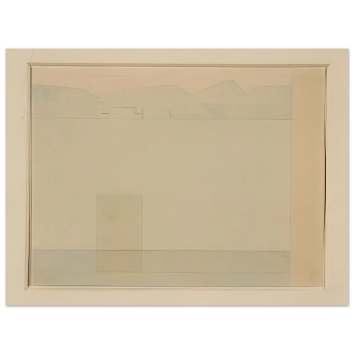 Antonio Calderara - Lago d'Orta - 1956  75x100 cm / 30x40inches Fine Art Poster
