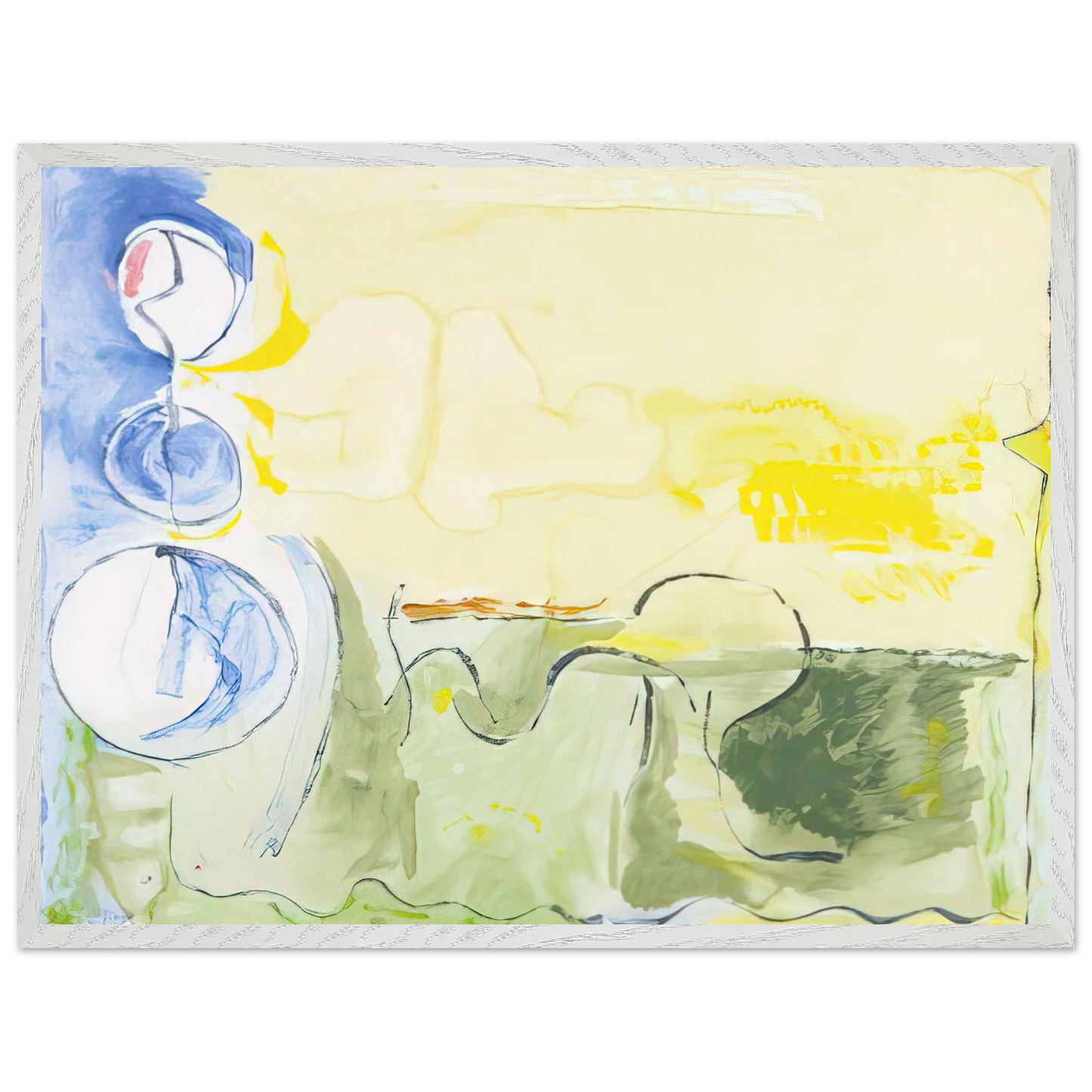 Helen Frankenthaler - Flotilla - 2006 Wall art - 21x29.7 cm / 8x12" - Fine Art Poster-canvas - -