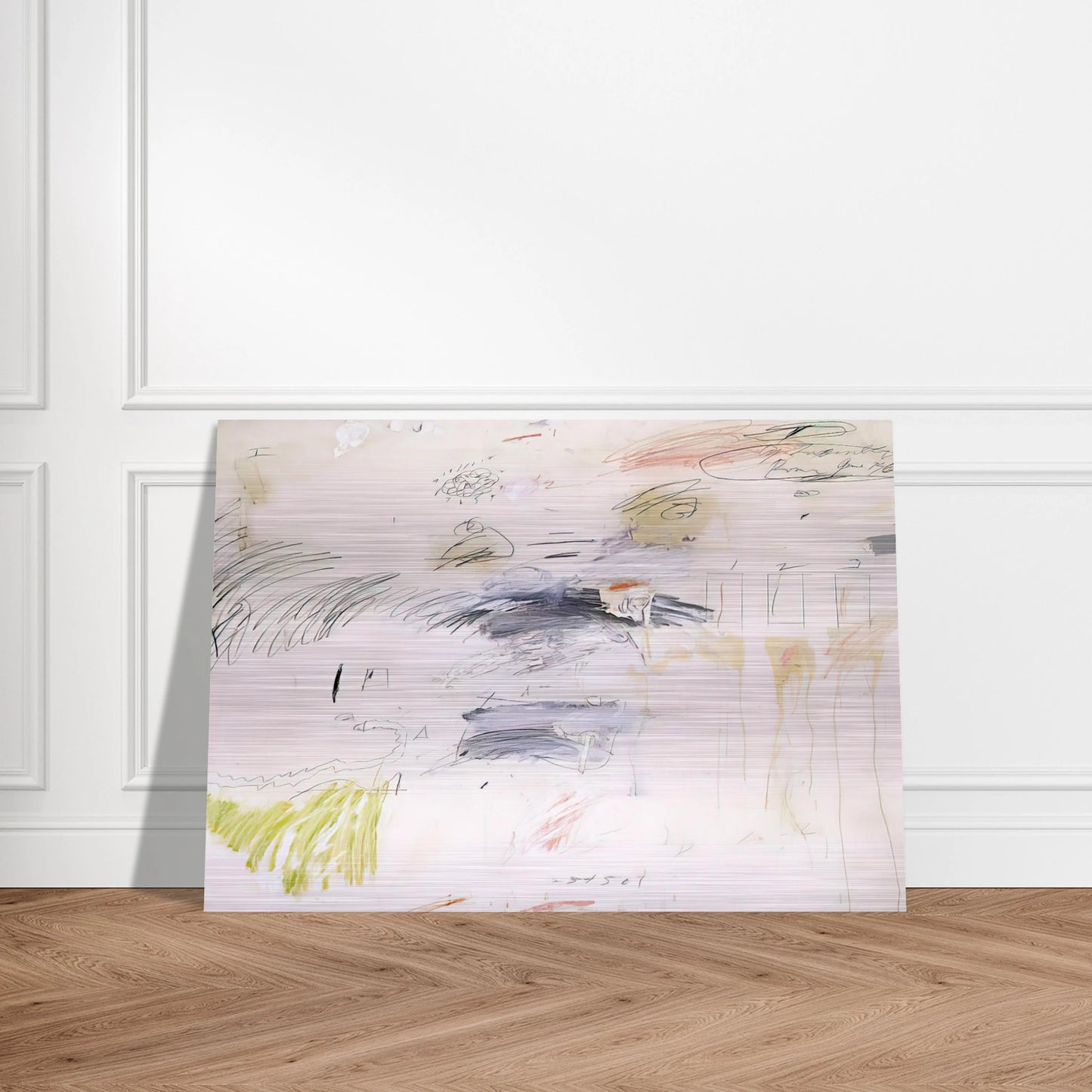 Untitled, Rome - Cy Twombly Brushed Aluminum Print - 70x100 cm / 28x40 inches | Cy Twombly Aluminum Print | Cy Twombly Prints