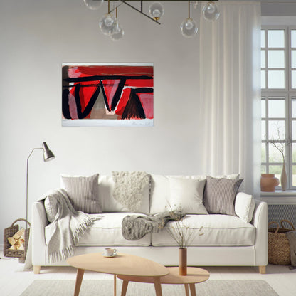 Braises - 1980 - Bram van Velde Brushed Aluminum Print - 70x100 cm / 28x40 inches | Bram van Velde Aluminum Print | Bram van Velde Prints