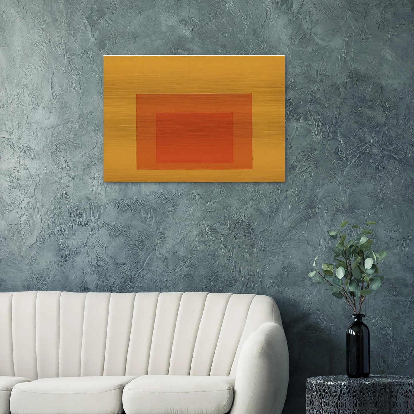 HOMAGE TO THE SQUARE 1967 - Josef Albers Brushed Aluminum Print - 70x100 cm / 28x40 inches | Josef Albers Aluminum Print | Josef Albers Prints