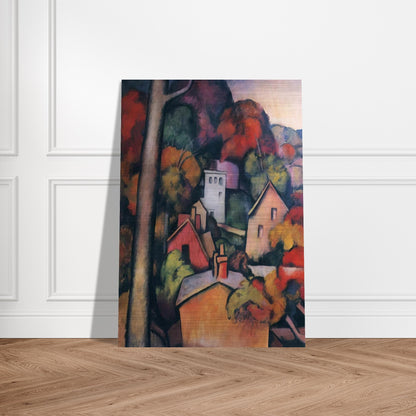 UPPER MANHATTAN - Thomas Hart Benton Brushed Aluminum Print - 70x100 cm / 28x40 inches | Thomas Hart Benton Aluminum Print | Thomas Hart Benton Prints