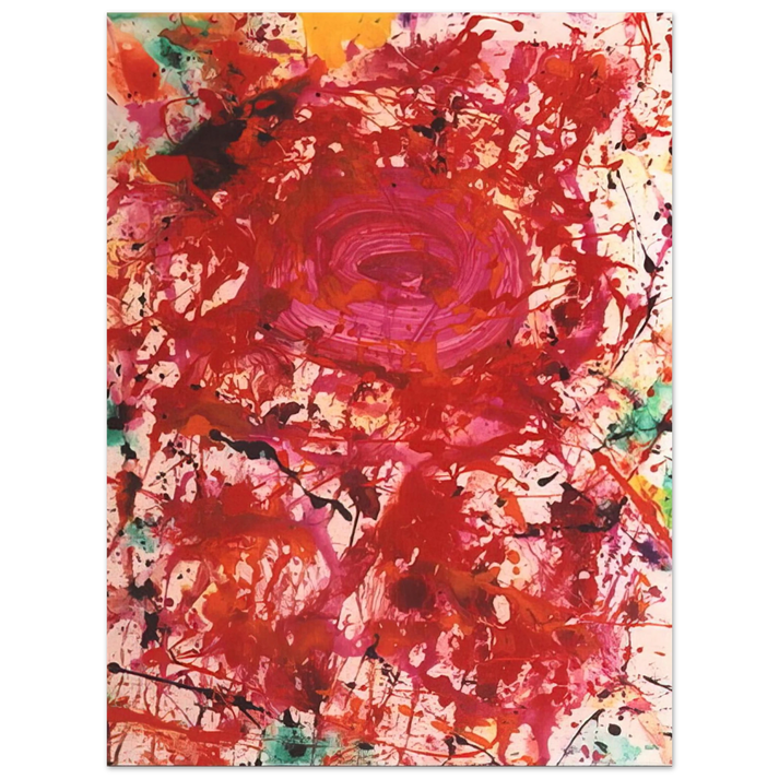 Sam Francis - Untitled  SF90-362   75x100 cm / 30x40inches Fine Art Poster