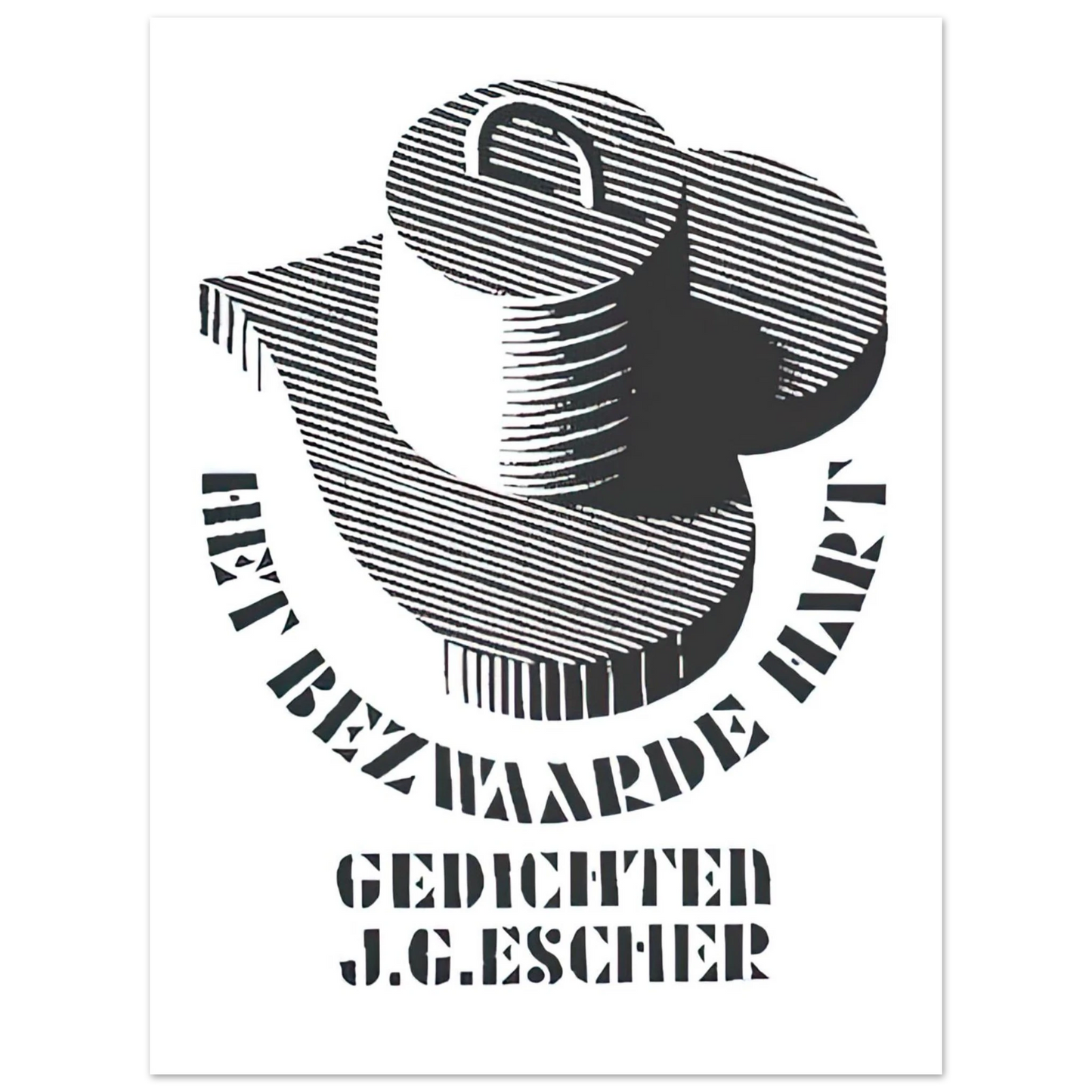 MC Escher - ESCHER (26) Wall Art - 21x29.7 cm / 8x12" - Fine Art Poster-canvas - -
