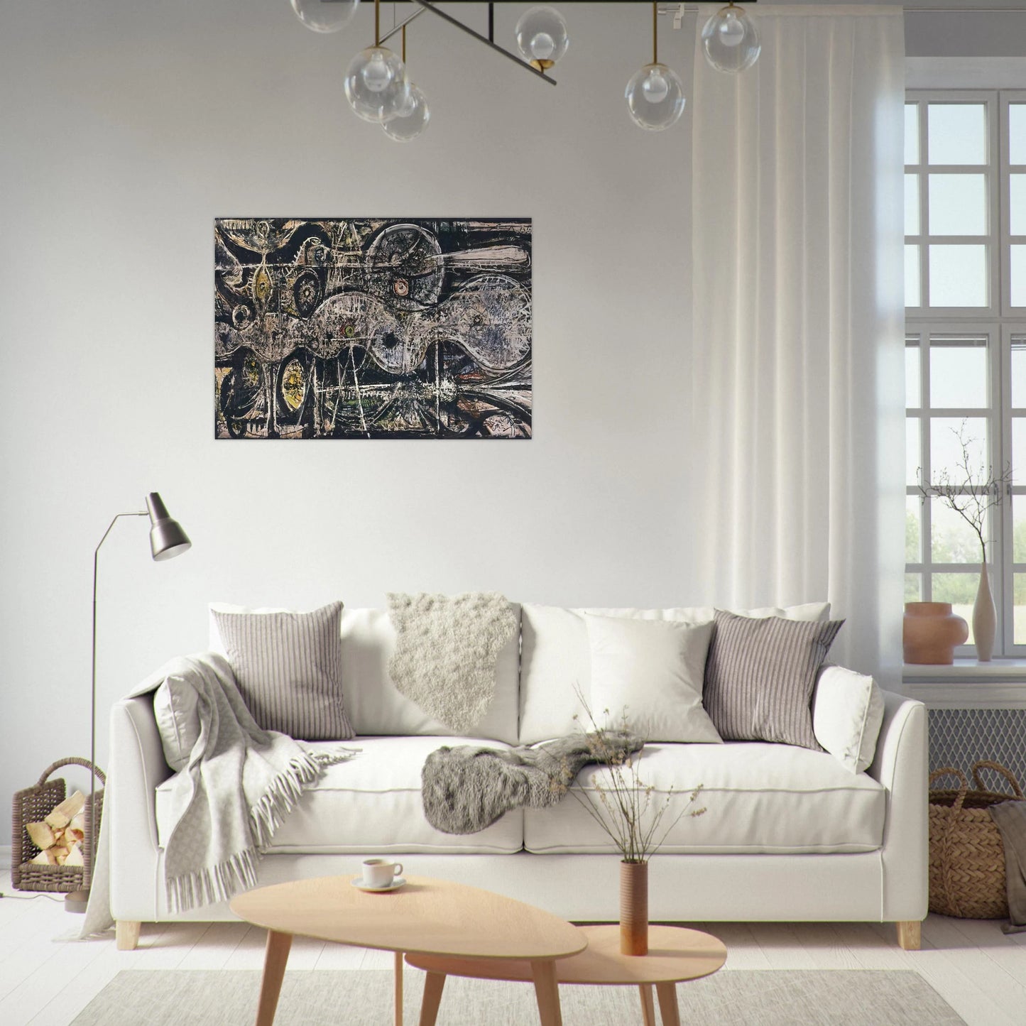 Undulation - Richard Pousette-Dart Brushed Aluminum Print - 70x100 cm / 28x40 inches | Richard Pousette-Dart Aluminum Print | Richard Pousette-Dart Prints