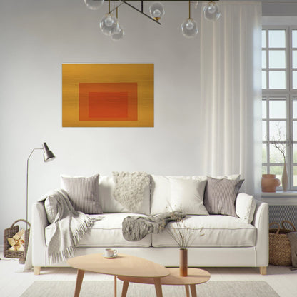 HOMAGE TO THE SQUARE 1967 - Josef Albers Brushed Aluminum Print - 70x100 cm / 28x40 inches | Josef Albers Aluminum Print | Josef Albers Prints