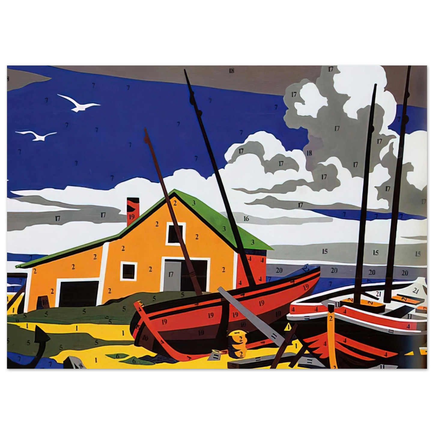 Andy Warhol - Do It Yourself  Seascape  Fine Art Poster