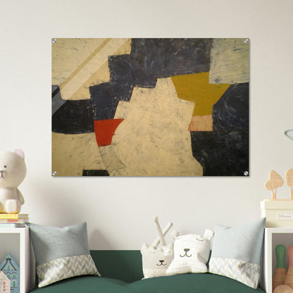 Composition - 1952 - Serge Poliakoff Acrylic Print - 70x100 cm / 28x40″ inches