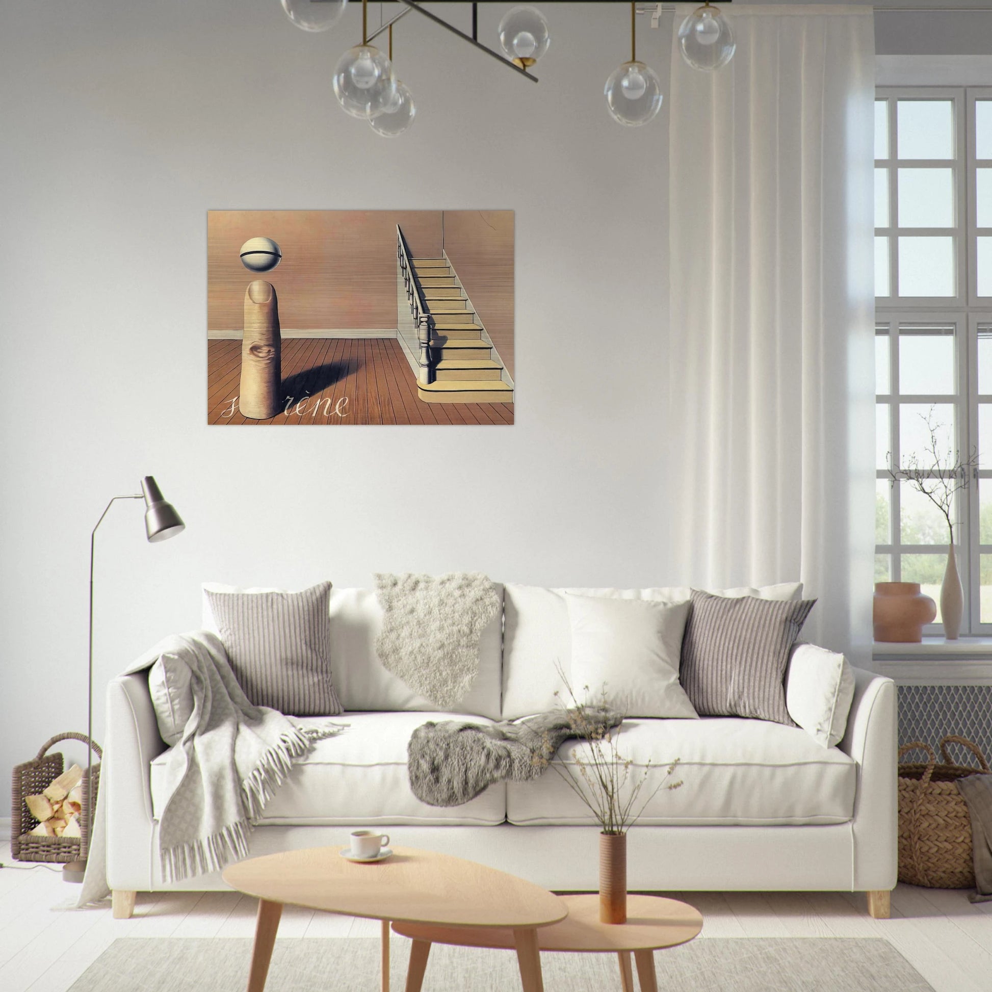 FORBIDDEN LITERATURE THE USE OF THE WORD 1936 - Rene Magritte Brushed Aluminum Print - 70x100 cm / 28x40 inches | Rene Magritte Aluminum Print | Rene Magritte Prints