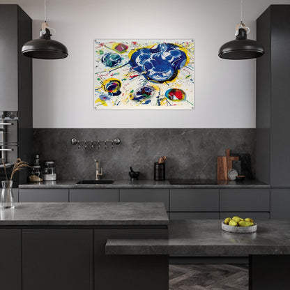 Untitled I  L I 87  - Sam Francis Acrylic Print - 70x100 cm / 28x40″ inches