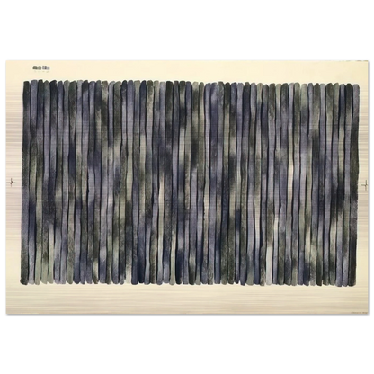 Adam's Rib - 1980 - Gene Davis Brushed Aluminum Print - 70x100 cm / 28x40 inches | Gene Davis Aluminum Print | Gene Davis Prints