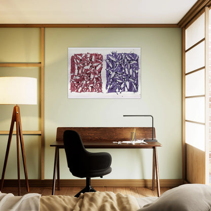 Tabula - 1981 - Simon Hantai Brushed Aluminum Print - 70x100 cm / 28x40 inches | Simon Hantai Aluminum Print | Simon Hantai Prints