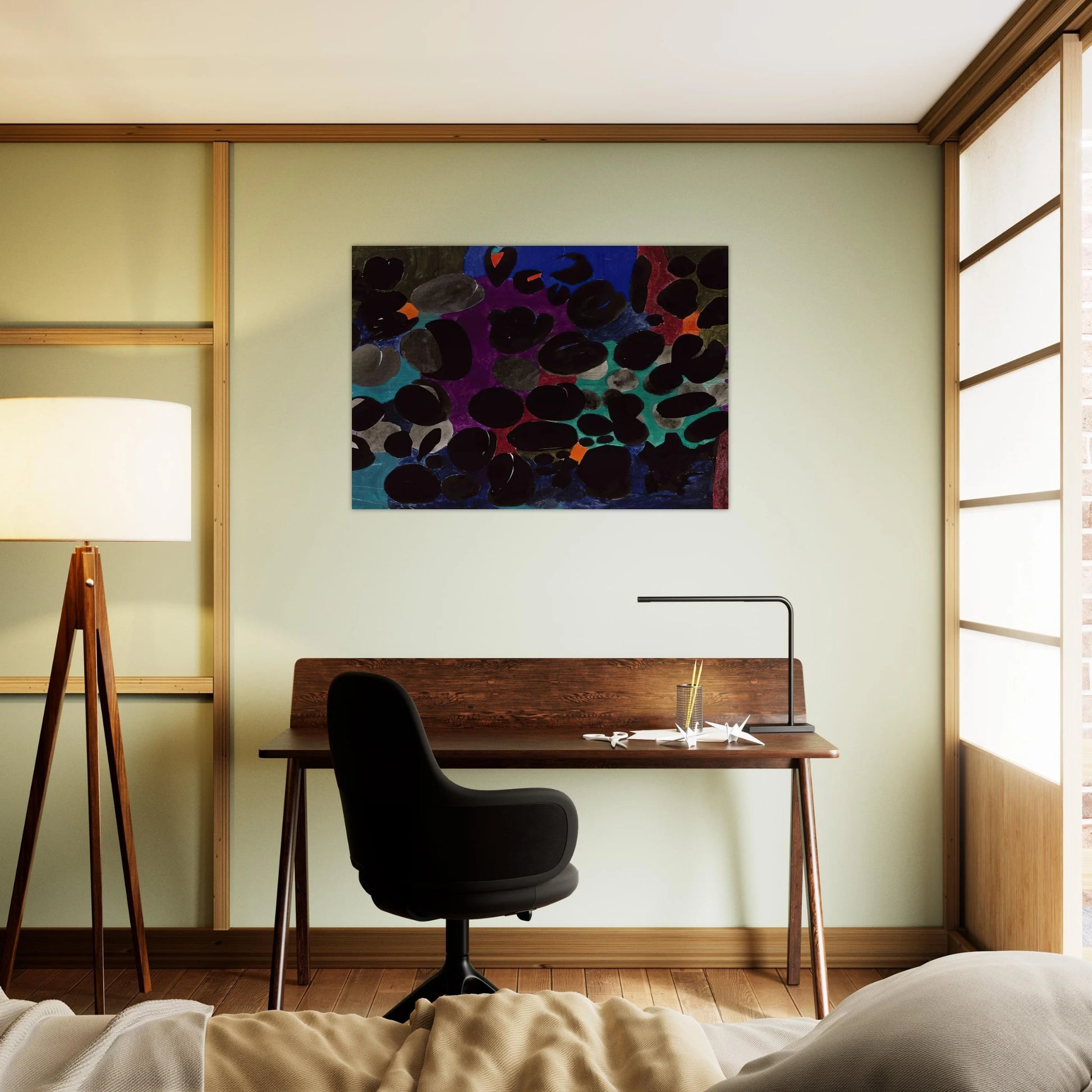 Plumen - Abstract Art - Johannes Itten Brushed Aluminum Print - 70x100 cm / 28x40 inches | Johannes Itten Aluminum Print | Johannes Itten Prints