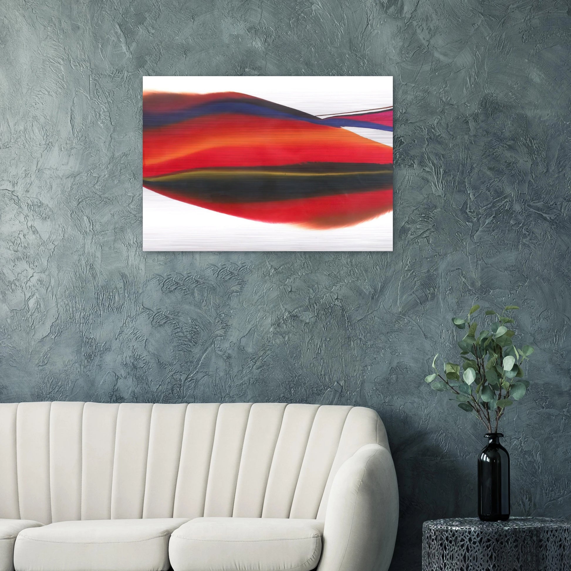 Phenomena Lands End - 1974 - Paul Jenkins Brushed Aluminum Print - 70x100 cm / 28x40 inches | Paul Jenkins Aluminum Print | Paul Jenkins Prints