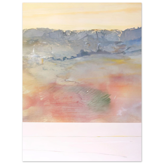 Ronnie Landfield - Rain Dance 2 - 1969  75x100 cm / 30x40inches Fine Art Poster