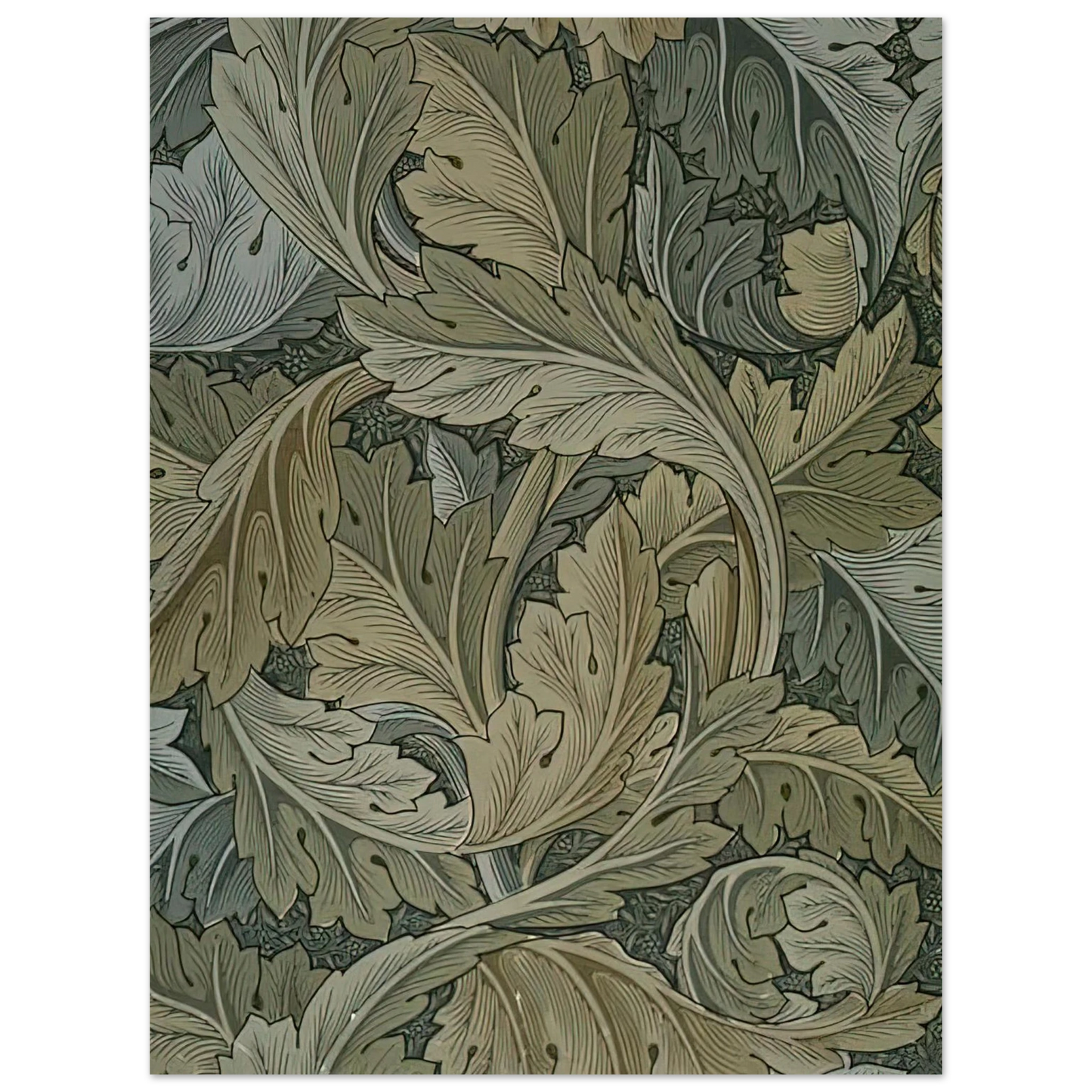 William Morris - ACANTHUS WALLPAPER 1875 Fine Art Poster