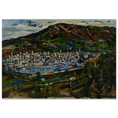 FEZ MOROCCO 1960 - Ivan Albright Brushed Aluminum Print - 70x100 cm / 28x40 inches | Ivan Albright Aluminum Print | Ivan Albright Prints