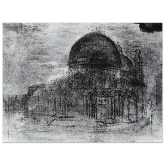 Salvador Dali - CATHEDRAL UNFINISHED  75x100 cm / 30x40inches Fine Art Poster