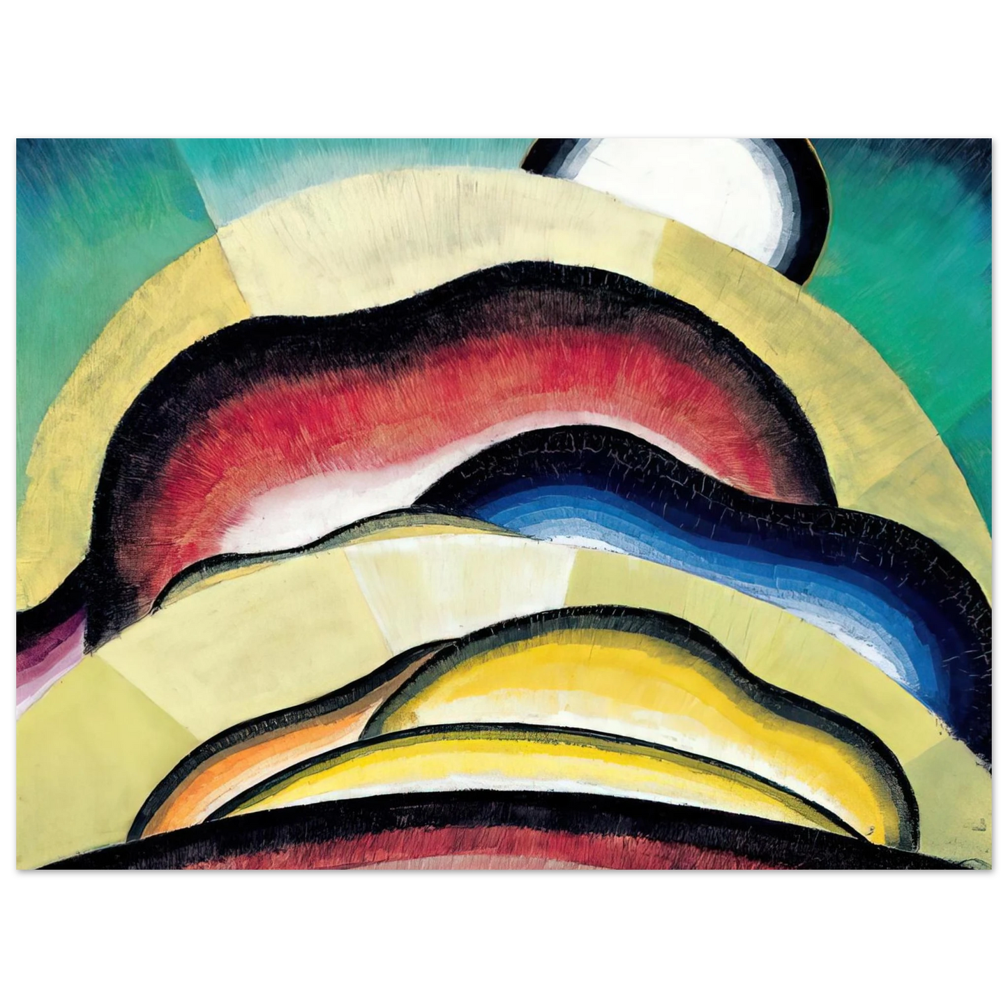 Arthur Dove - Sunrise - 1924  75x100 cm / 30x40inches Fine Art Poster
