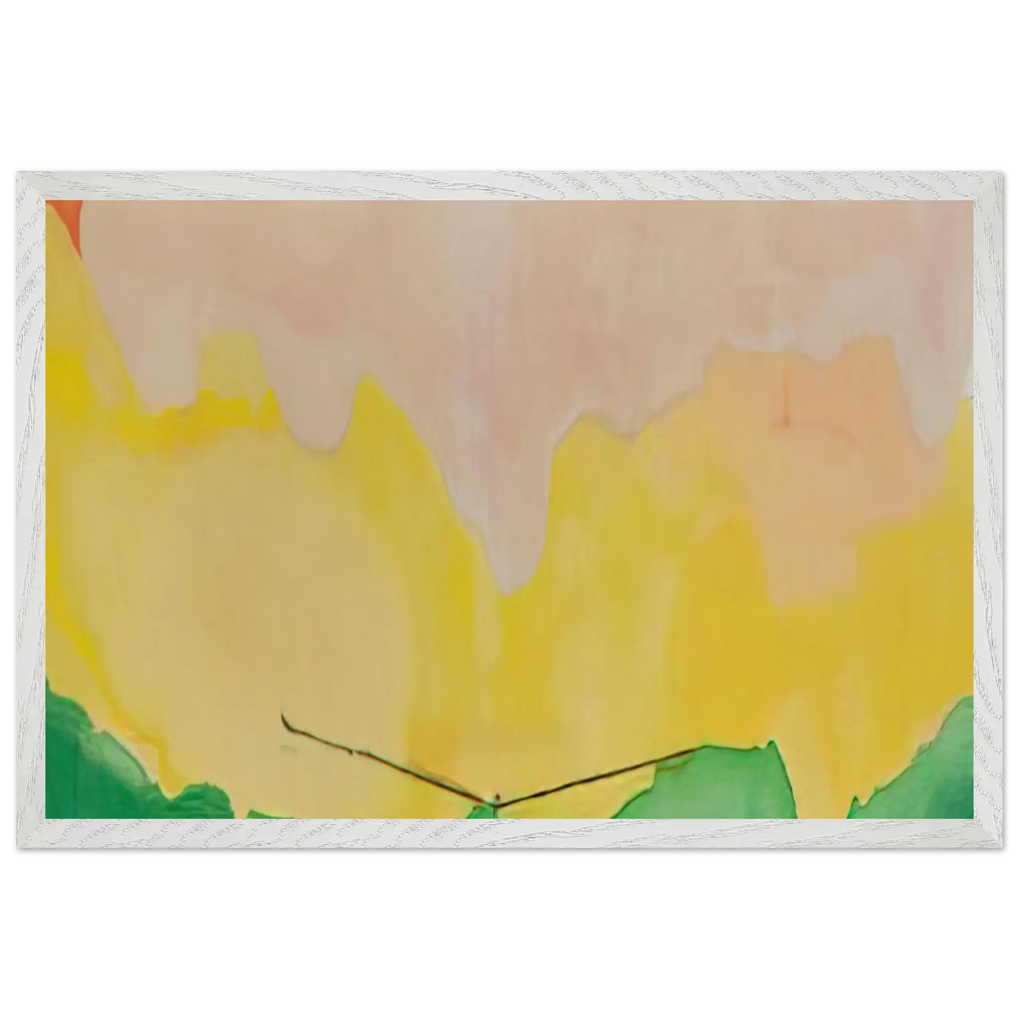 Helen Frankenthaler - Boulevard - 1973 Wall art - 60x80 cm / 24x32 Inches - Premium Wooden Framed Poster With Fine Art Paper - Wood frame