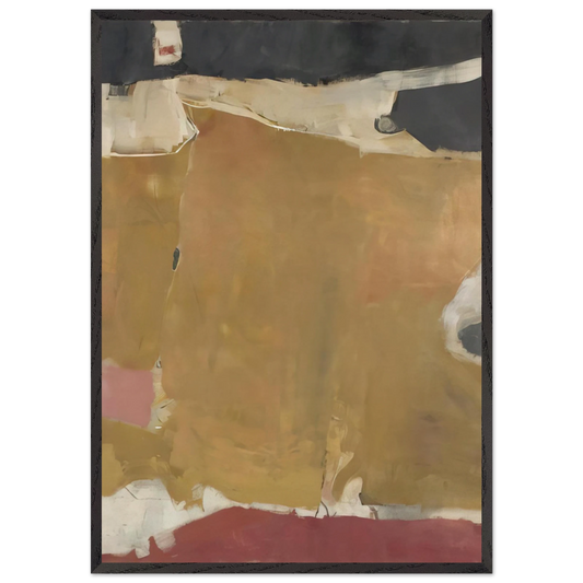 Untitled Albuquerque - Richard Diebenkorn 70x100 cm / 28x40 inches Framed Art Print – Black Wooden Frame