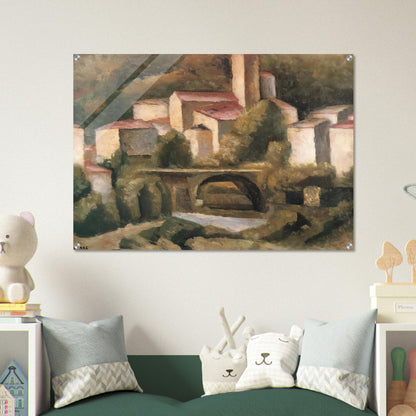 SAN GIACOMO DI VARALLO 1924 - Carlo Carra Acrylic Print - 70x100 cm / 28x40″ inches | Carlo Carra Wall Art | Carlo Carra Prints