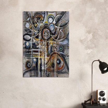 The Center - 1943 - Richard Pousette-Dart Brushed Aluminum Print - 70x100 cm / 28x40 inches | Richard Pousette-Dart Aluminum Print | Richard Pousette-Dart Prints