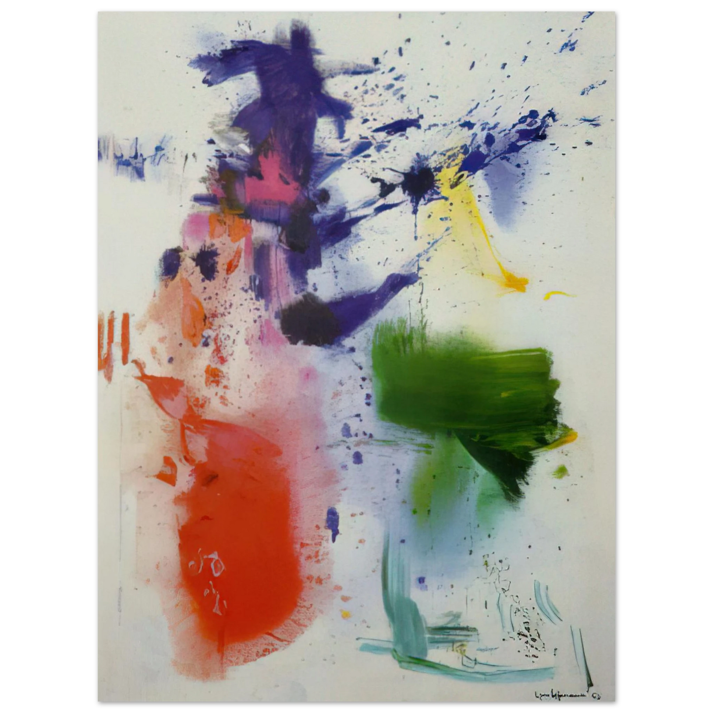 Hans Hofmann - Furioso  75x100 cm / 30x40inches Fine Art Poster