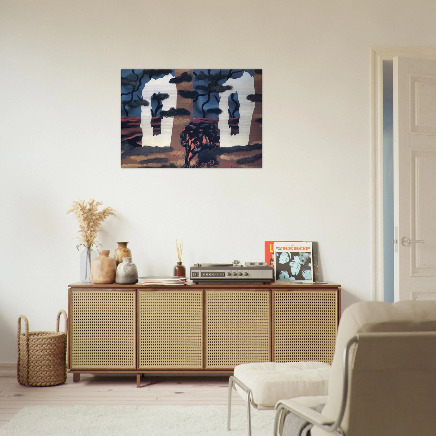A TASTE OF THE INVISIBLE 1927 - Rene Magritte Brushed Aluminum Print - 70x100 cm / 28x40 inches | Rene Magritte Aluminum Print | Rene Magritte Prints