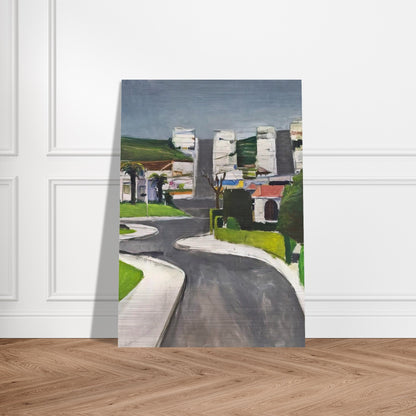 Ingleside - Richard Diebenkorn Brushed Aluminum Print - 70x100 cm / 28x40 inches | Richard Diebenkorn Aluminum Print | Richard Diebenkorn Prints