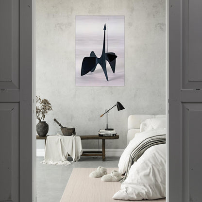 TEODELAPIO MAQUETTE II 1962 - Alexander Calder Brushed Aluminum Print - 70x100 cm / 28x40 inches | Alexander Calder Aluminum Print | Alexander Calder Prints