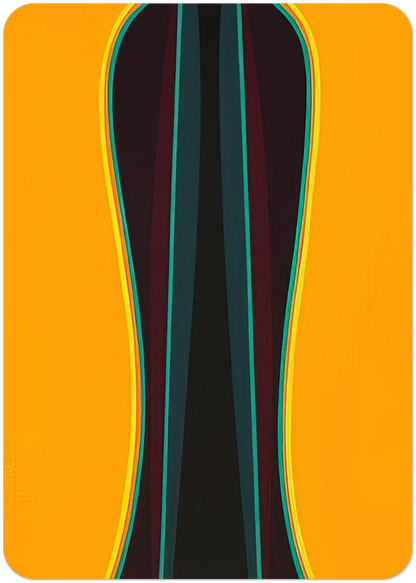 Archimage #2 - 1976 By Lorser Feitelson Pack of 10 Post Cards | Lorser Feitelson Post Cards | A6 (10.5 x 14.8 cm) - 4.1 x 5.8 inches