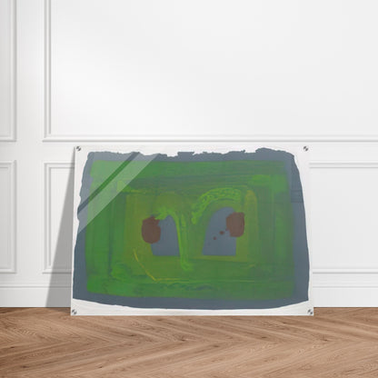 Lotus - 1980 - Howard Hodgkin Acrylic Print - 70x100 cm / 28x40″ inches