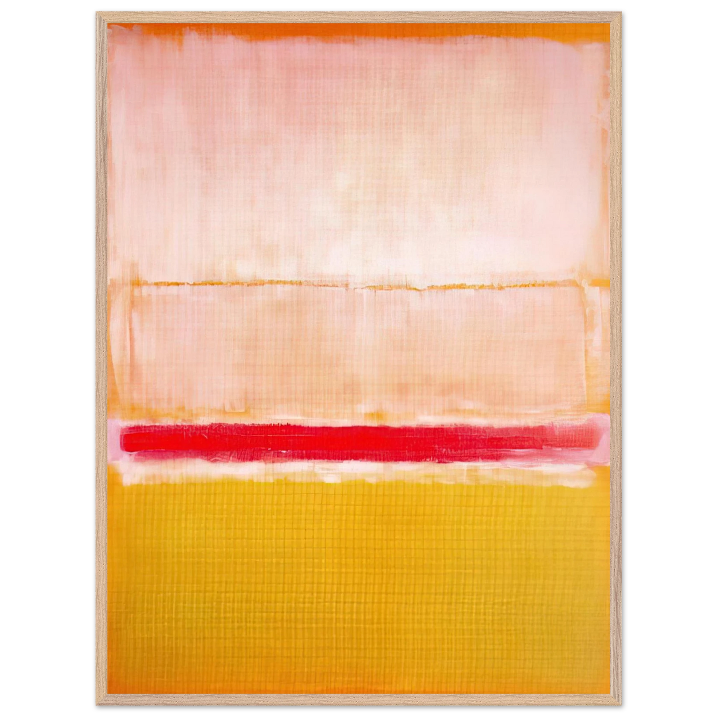 Mark Rothko - No.2 - 1950 Wall Art - 30x40 cm / 12x16 inches - Premium Wooden Framed Poster With Fine Art Paper-canvas - Black frame