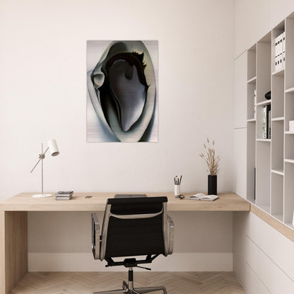 Clam and mussel - Georgia O'Keeffe Brushed Aluminum Print - 70x100 cm / 28x40 inches | Georgia O'Keeffe Aluminum Print | Georgia O'Keeffe Prints