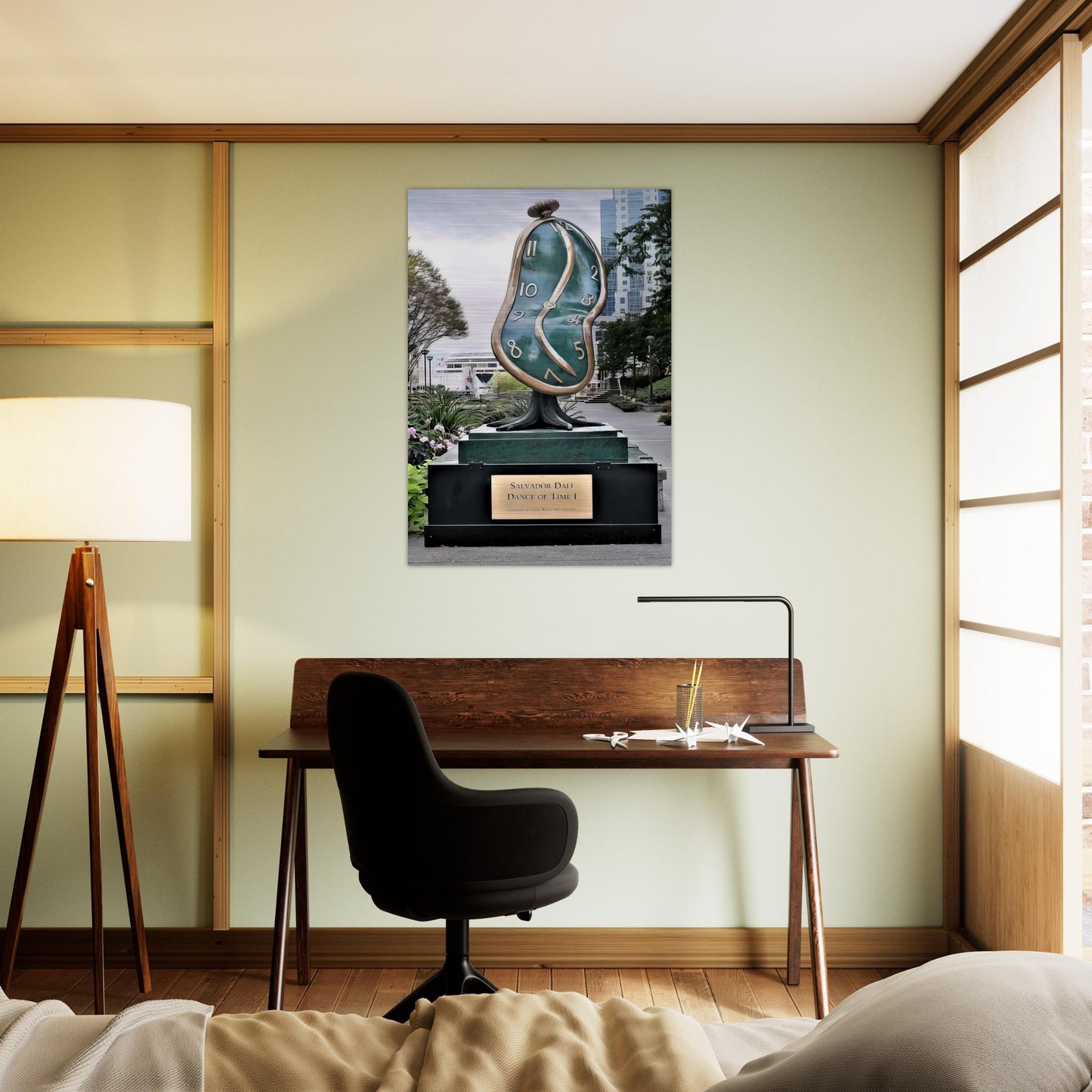 DANCE OF TIME I 1984 - Salvador Dali Brushed Aluminum Print - 70x100 cm / 28x40 inches | Salvador Dali Aluminum Print | Salvador Dali Prints