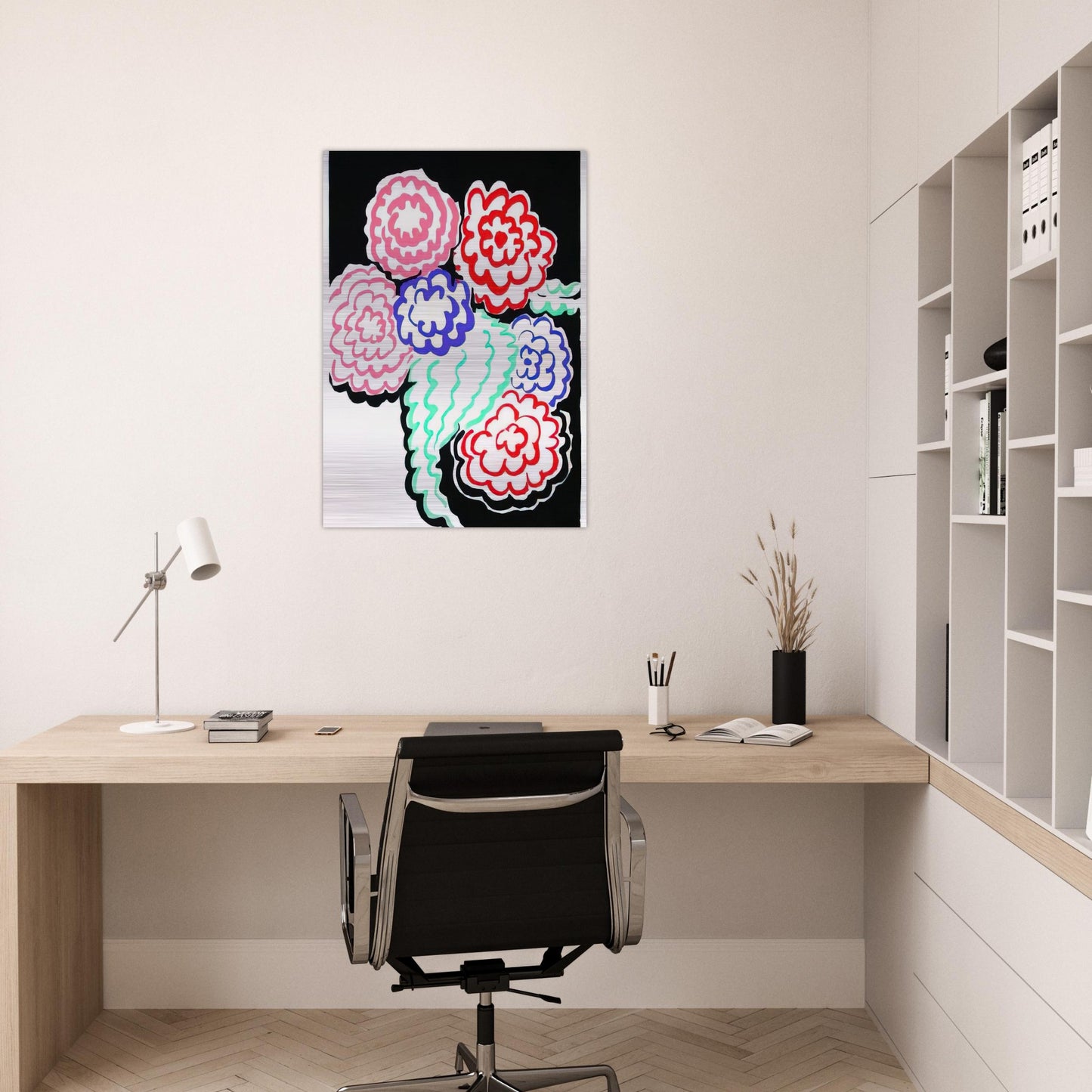 %D1%81OULEURS IDEES 2 - Sonia Delaunay Brushed Aluminum Print - 70x100 cm / 28x40 inches | Sonia Delaunay Aluminum Print | Sonia Delaunay Prints