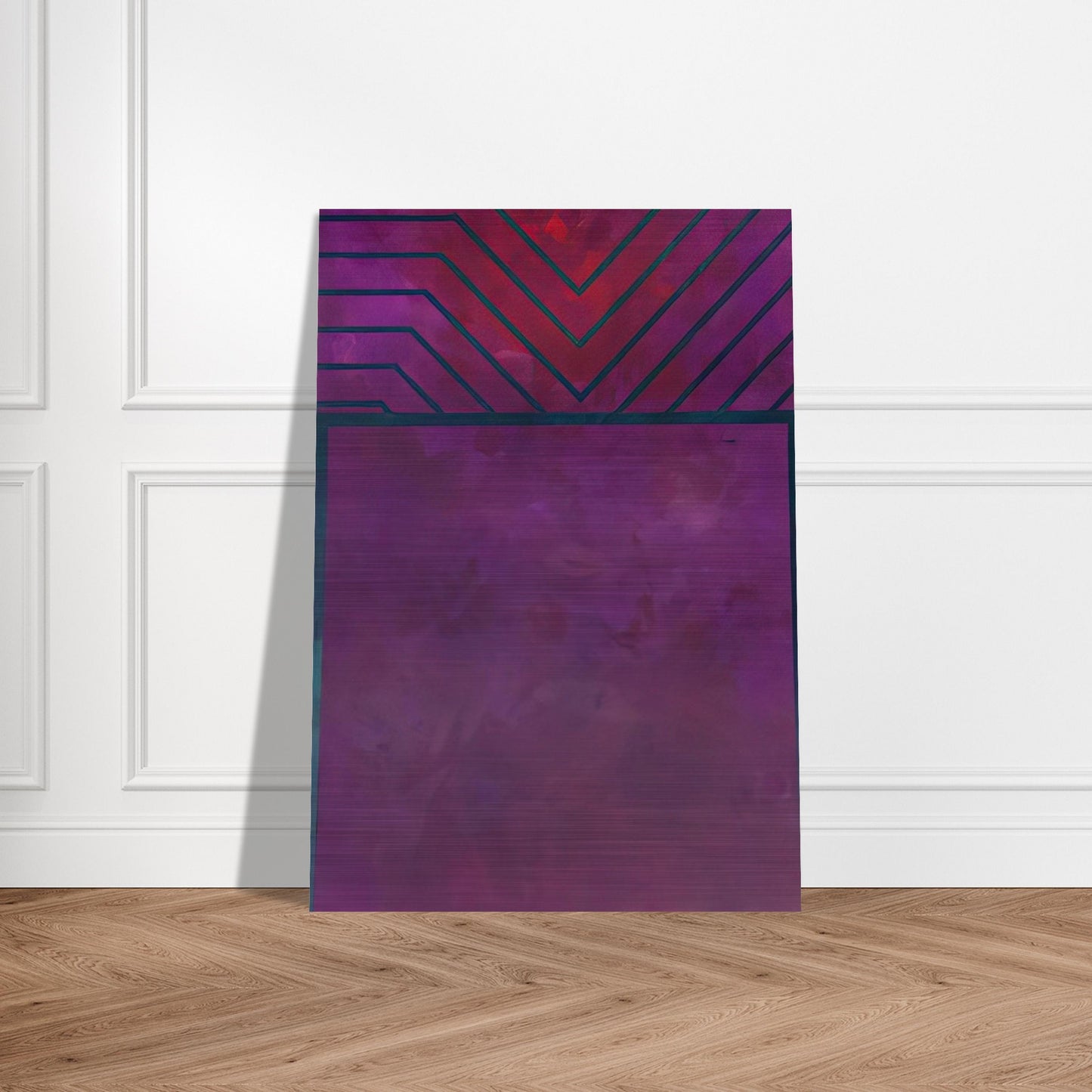 UNTITLED 1986 - Luis Feito Brushed Aluminum Print - 70x100 cm / 28x40 inches | Luis Feito Aluminum Print | Luis Feito Prints