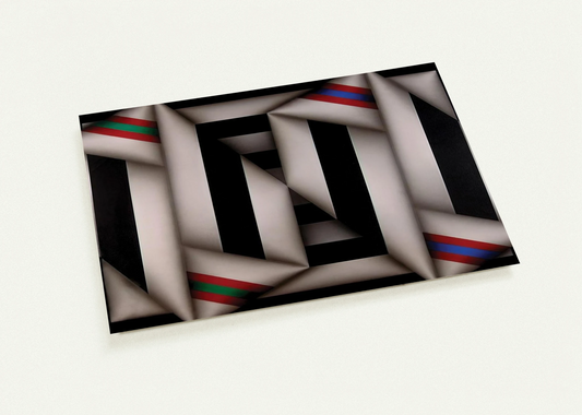 Omelemo II - 1981 By Omar Rayo Pack of 10 Post Cards | Omar Rayo Post Cards | A6 (10.5 x 14.8 cm) - 4.1 x 5.8 inches
