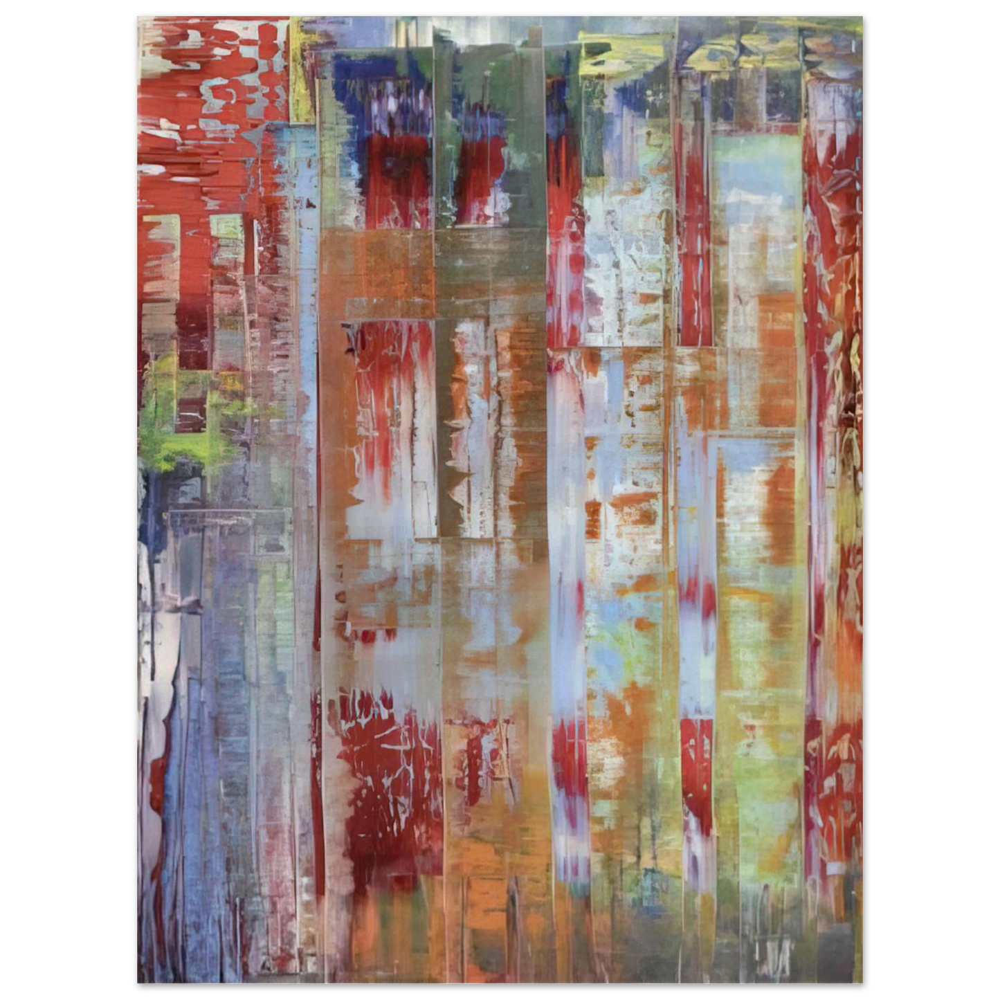 Gerhard Richter - ABSTRACT BILDING  75x100 cm / 30x40inches Fine Art Poster