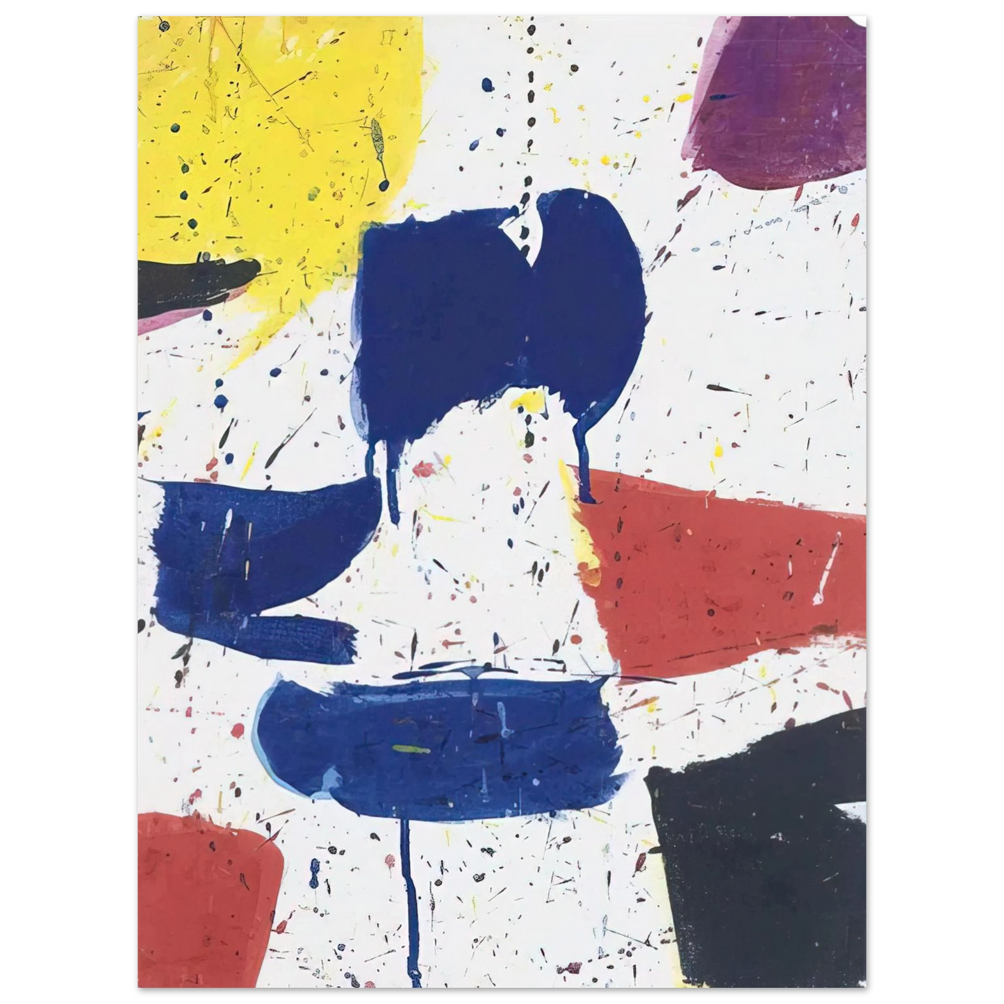 Sam Francis - Emblem 8  1  75x100 cm / 30x40inches Fine Art Poster