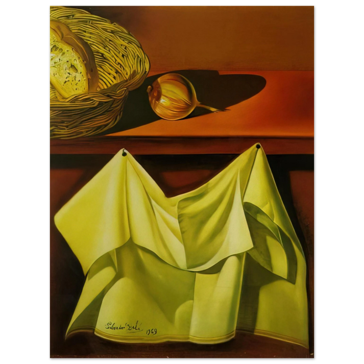 Salvador Dali - UNTITLED STILL LIFE WITH WHITE CLOTH  75x100 cm / 30x40inches Fine Art Poster