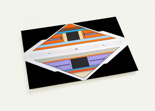 Elan - 1989 By Carmelo Arden Quin Pack of 10 Post Cards | Carmelo Arden Quin Post Cards | A6 (10.5 x 14.8 cm) - 4.1 x 5.8 inches