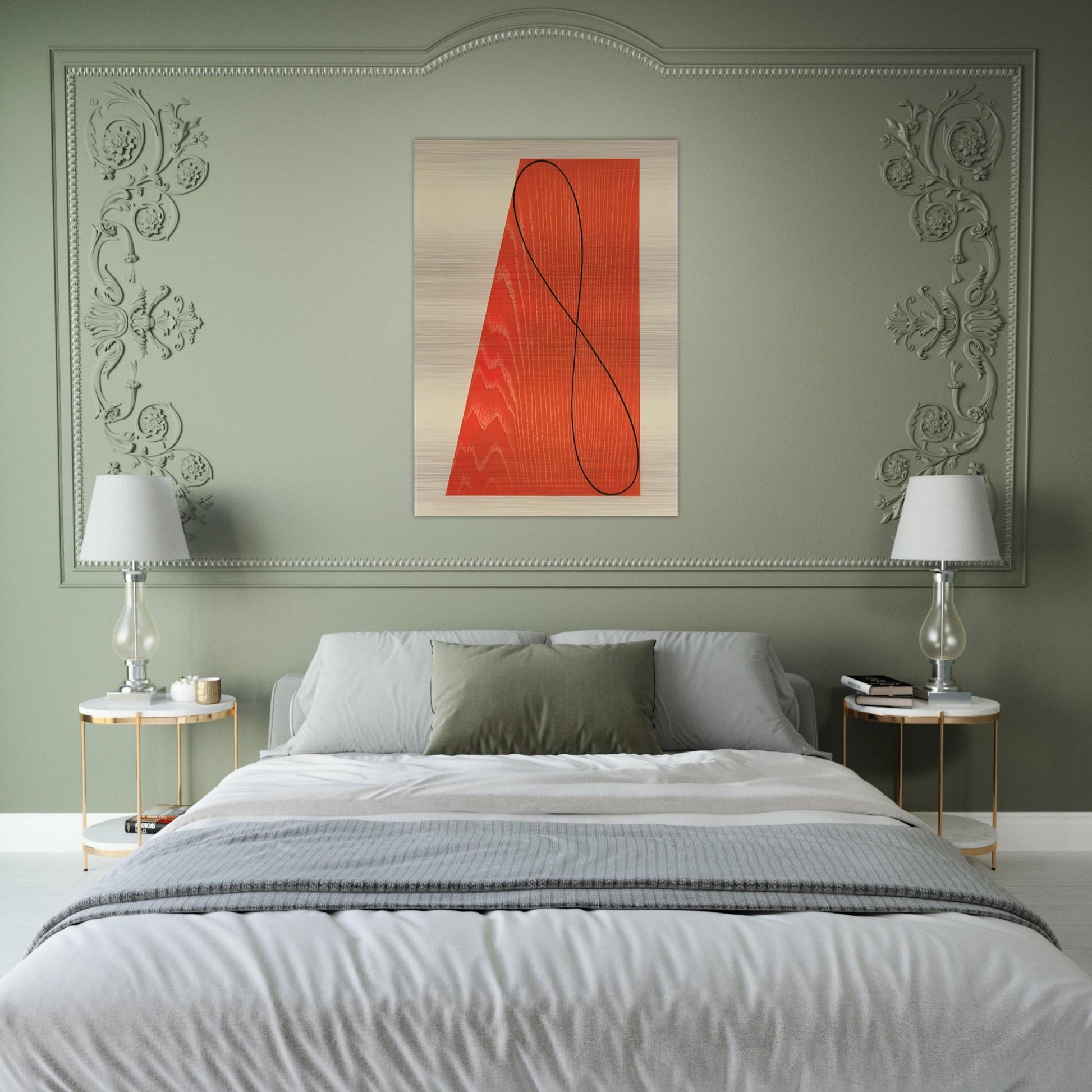 UNTITLED FROM SKOWHEGAN SUITE 1992 - Robert Mangold Brushed Aluminum Print - 70x100 cm / 28x40 inches | Robert Mangold Aluminum Print | Robert Mangold Prints