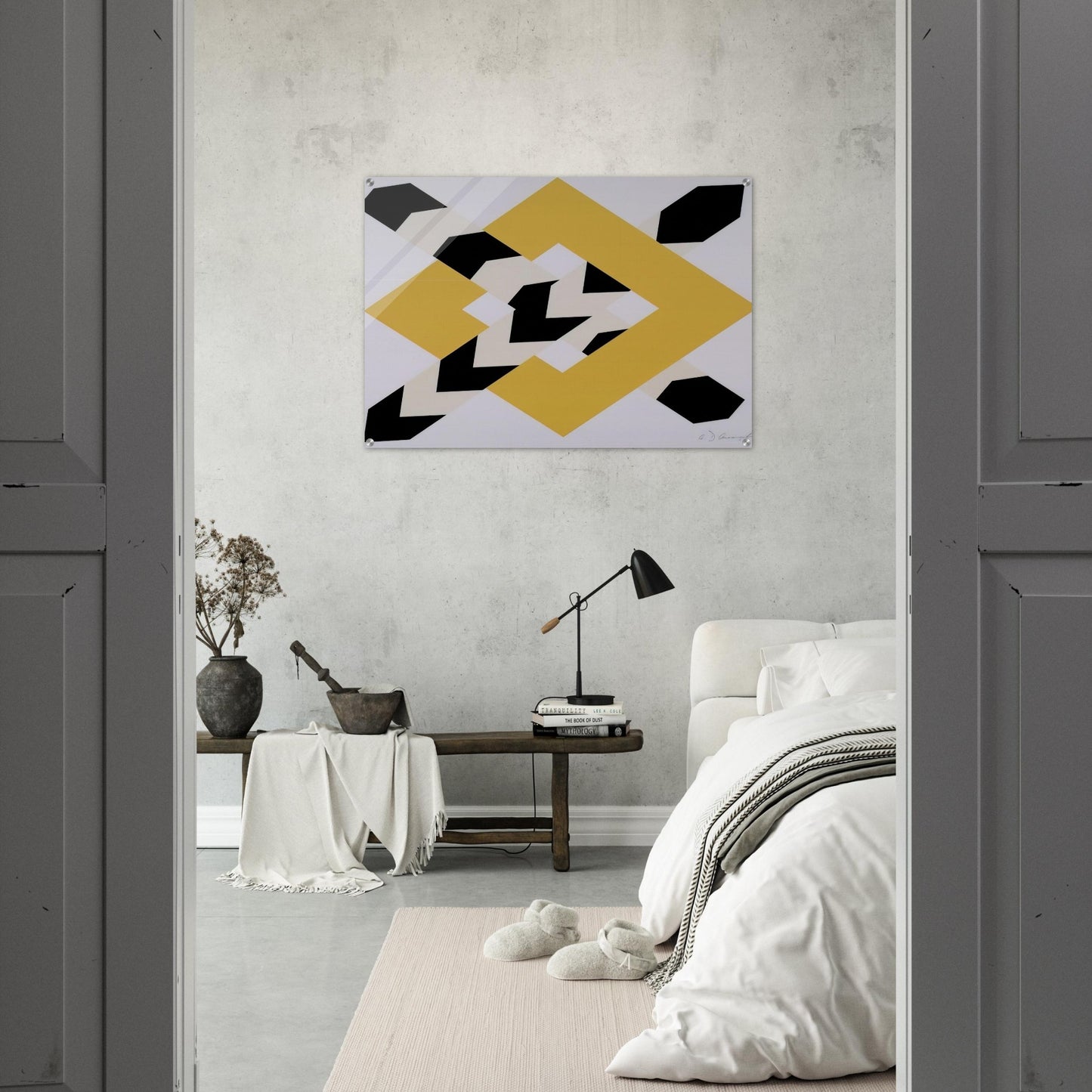 Constellation - 1971 - Allan D Arcangelo Acrylic Print - 70x100 cm / 28x40″ inches | Allan D Arcangelo Wall Art | Allan D Arcangelo Prints