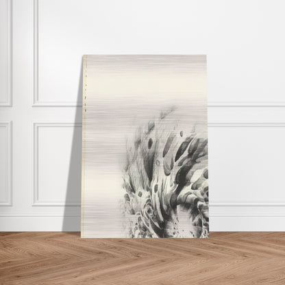 THIRD STONE 1963 - Lee Bontecou Brushed Aluminum Print - 70x100 cm / 28x40 inches | Lee Bontecou Aluminum Print | Lee Bontecou Prints