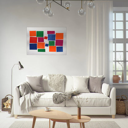 Untitled V - 1967 - Piero Dorazio Brushed Aluminum Print - 70x100 cm / 28x40 inches | Piero Dorazio Aluminum Print | Piero Dorazio Prints