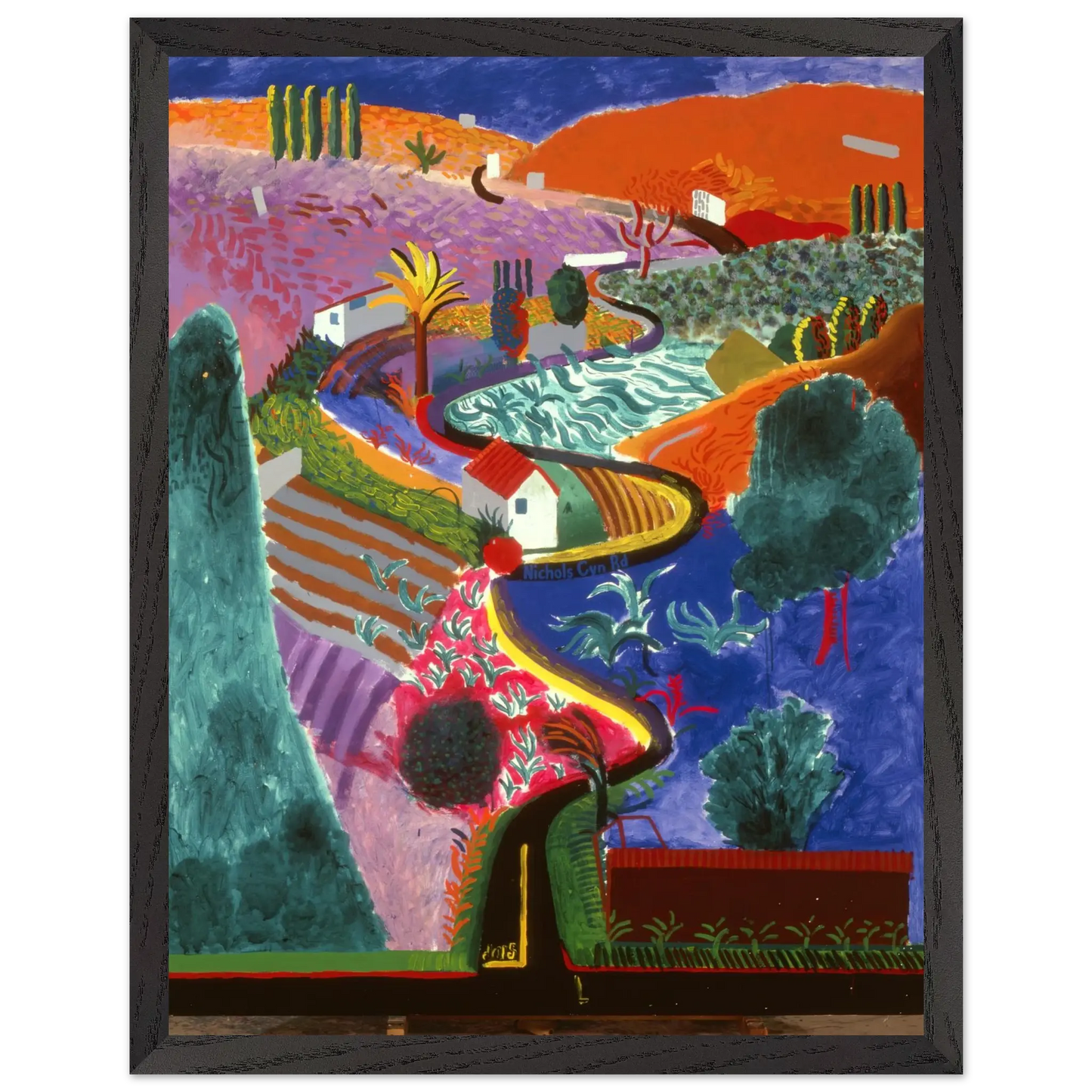 David Hockney - David Hockney Wall art - 27x35 cm / 11x14 inches - Fine Art Poster - -