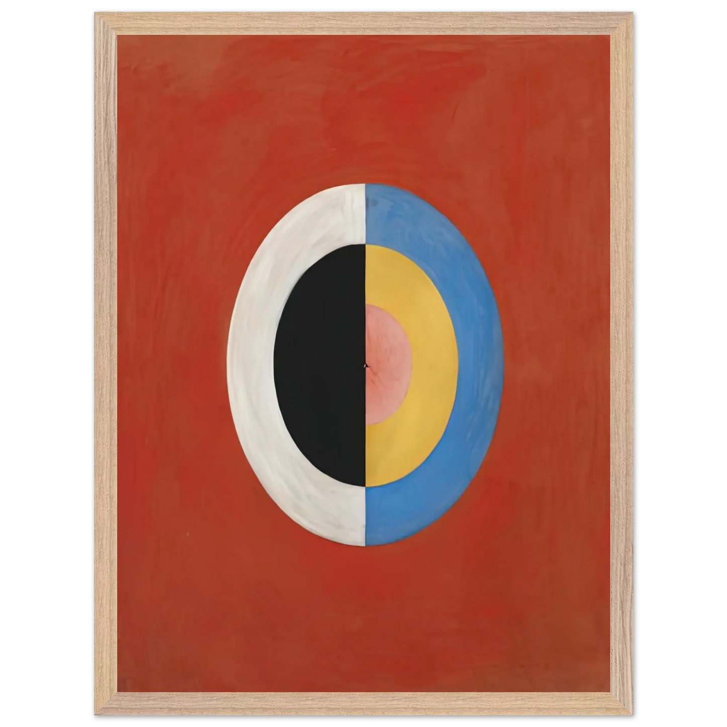 Hilma af Klint - THE SWAN NO 17 1915 0 Wall art - 30x40 cm / 12x16 Inches - Fine Art Poster - -